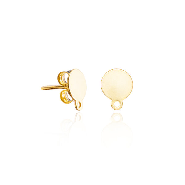 DISK WITH RING EARRING
