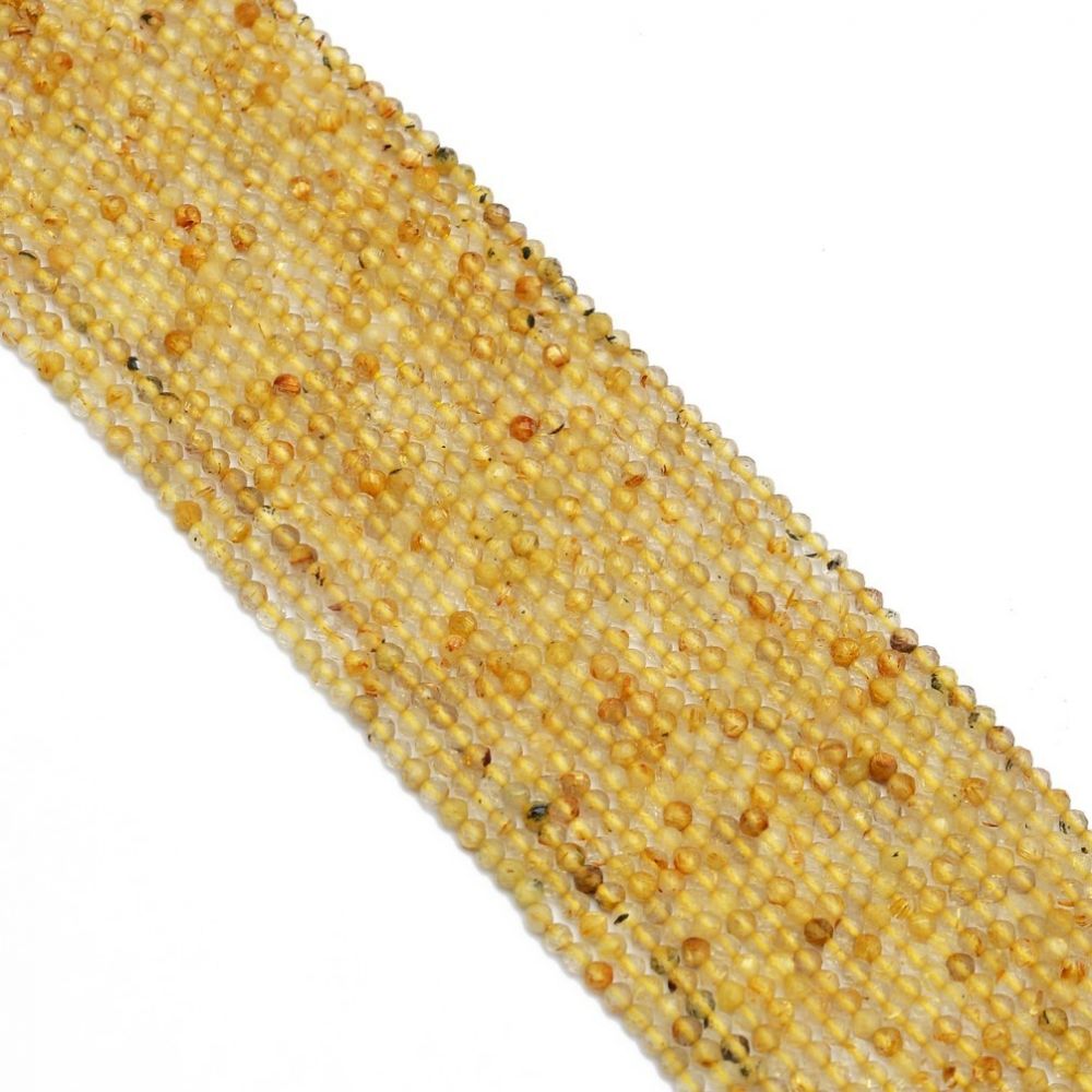 GEMSTONE STRAND- GOLDEN RUTILE