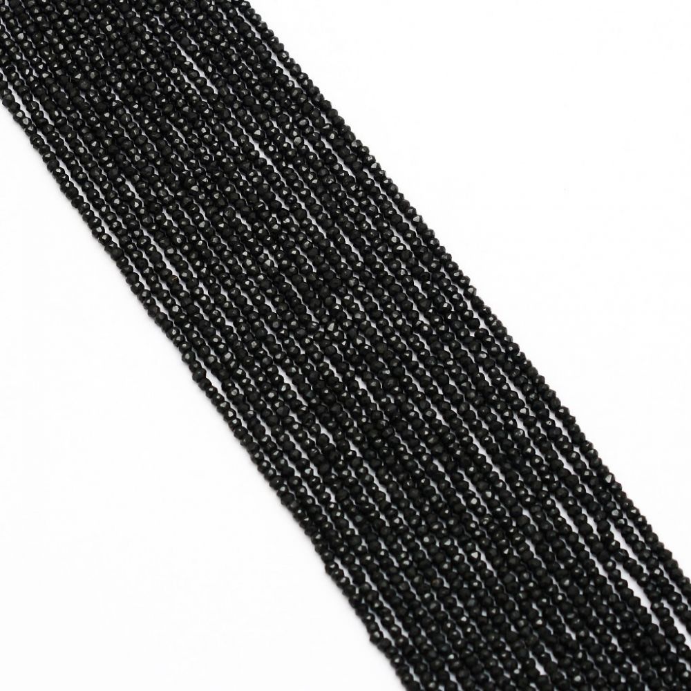 GEMSTONE STRAND- BLACK SPINEL
