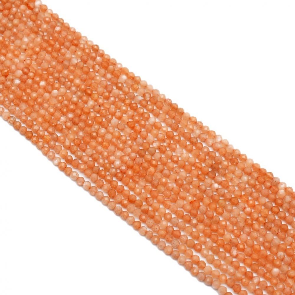 GEMSTONE STRAND- PEACH MOONSTONE