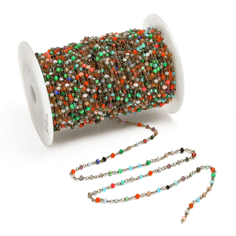 ROSARY CHAIN - MULTI GEMSTONES - Image 2