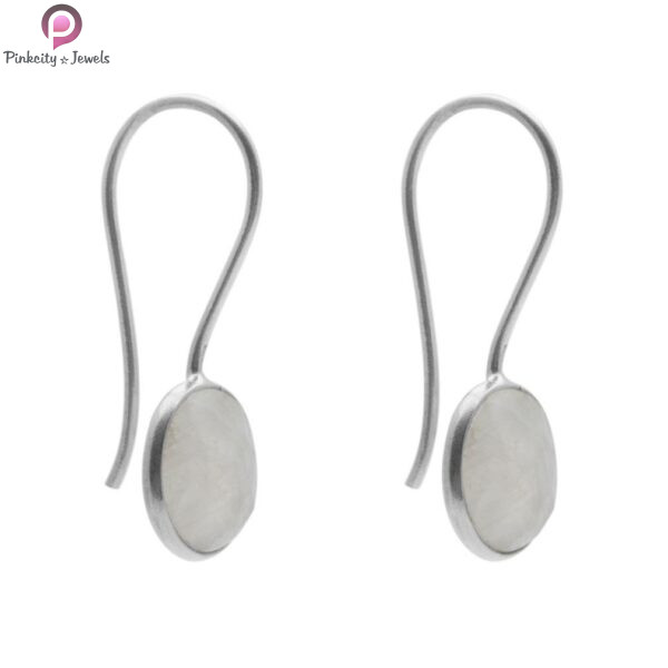 Black Onyx Gold Plated 925 Sterling Silver Earring - Image 4
