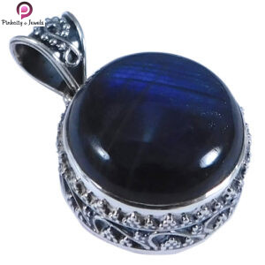 Labradorite Gemstone 925 Silver Pendant