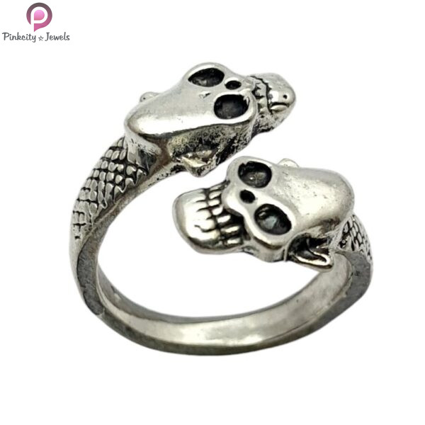 Skeleton Hand Wrap Adjustable Ring - Image 3