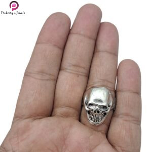Hip-Hop Streetwear Geometric Skull Halloween Men's Rings