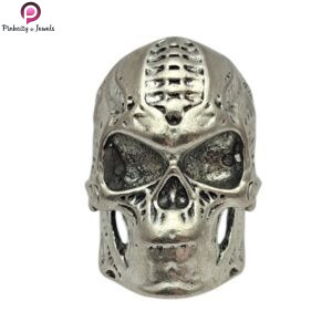 Retro Exaggerated Punk Skull Halloween Men'S Rings