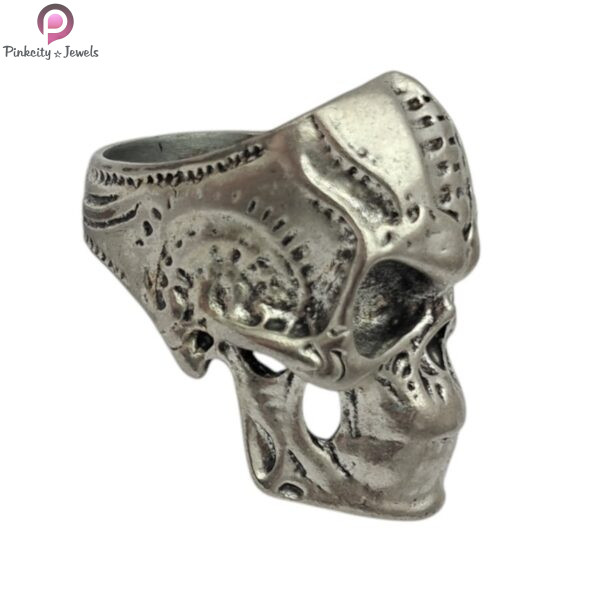 Retro Exaggerated Punk Skull Halloween Men'S Rings - Image 3