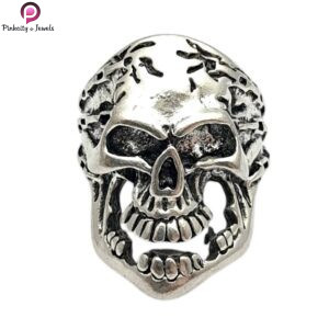 Geometric Skull Halloween Rings