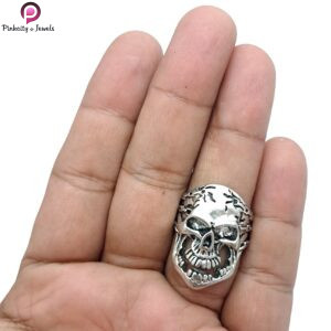 Geometric Skull Halloween Rings