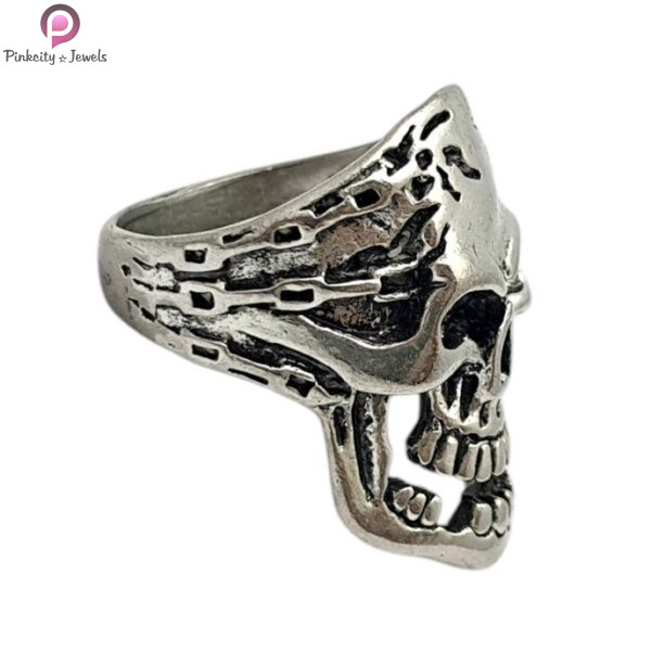 Geometric Skull Halloween Rings - Image 3