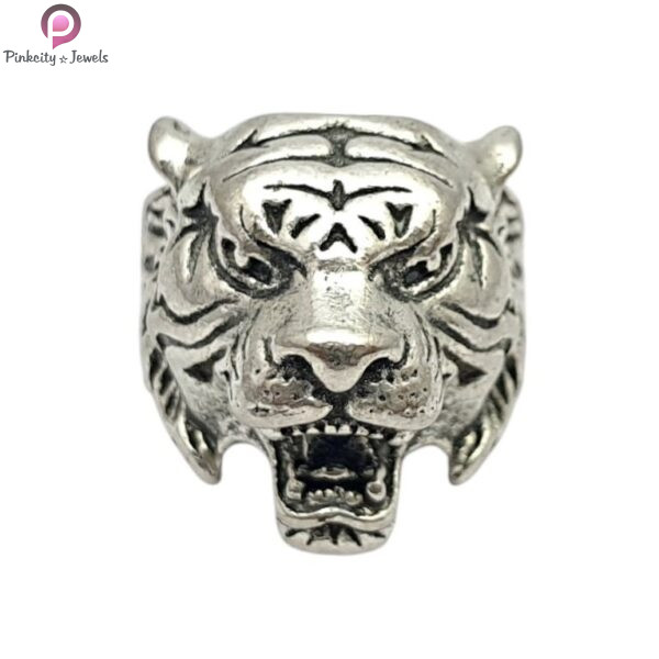 Tiger Ring, Hip Hop Biker Vintage Animal Ring Jewelry