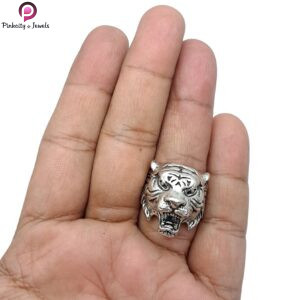 Tiger Ring, Hip Hop Biker Vintage Animal Ring Jewelry