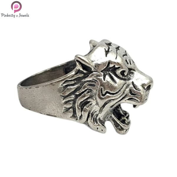 Tiger Ring, Hip Hop Biker Vintage Animal Ring Jewelry - Image 3