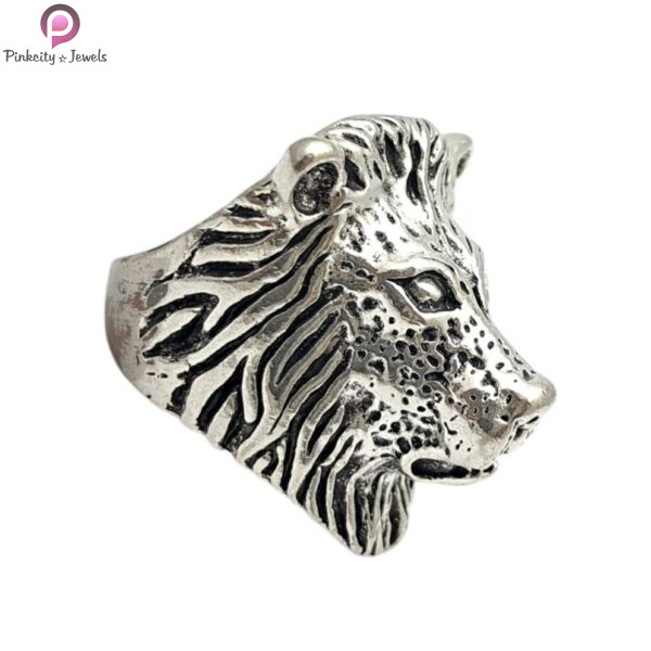 Wolf Ring, Hip Hop Biker Vintage Animal Ring Jewelry - Image 3