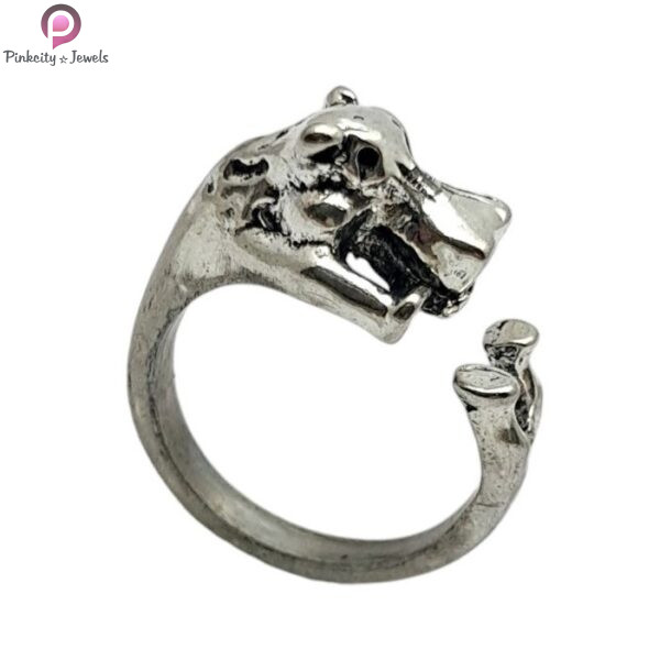 Hippo Ring, Hip Hop Biker Vintage Animal Ring Jewelry