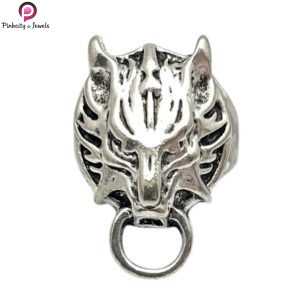 Wolf Head Ring