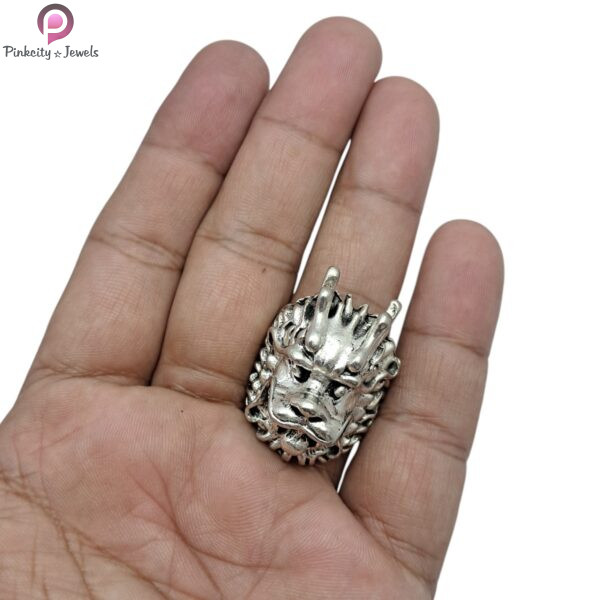 Huge Dragon Head Ring - Image 2