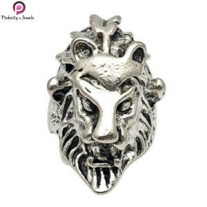 Lion Face silver Ring