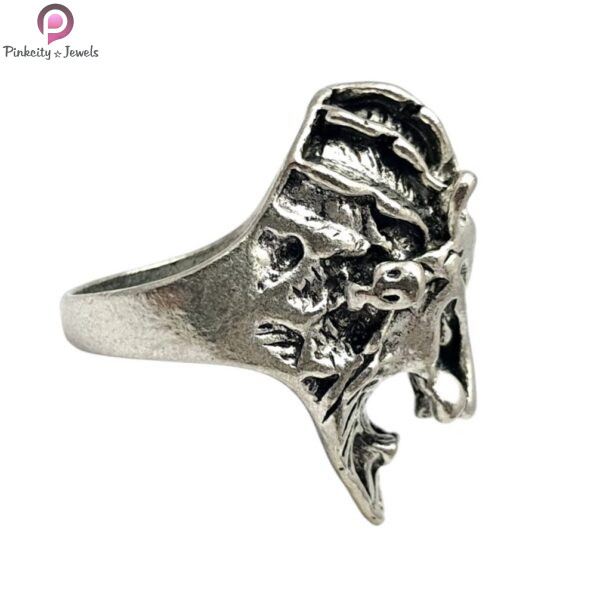 Lion Face silver Ring - Image 3