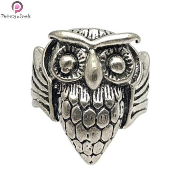 Owl Frill Finger Ring