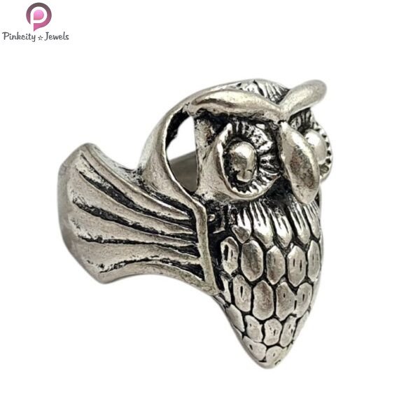 Owl Frill Finger Ring - Image 3