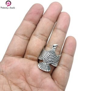 Winged Eagle Ring - Rings For Men • Hawk Ring • Silver Handmade • Born Bird Ring
