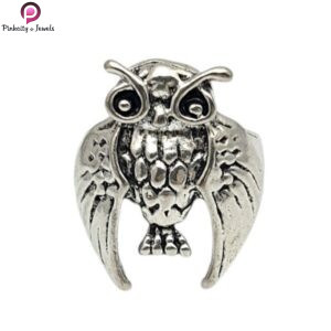 Vintage Retro Owl Frill Ring
