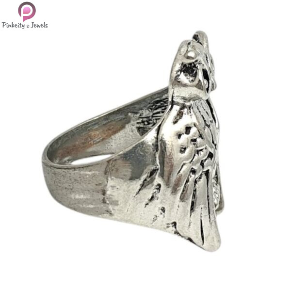 Vintage Retro Owl Frill Ring - Image 3