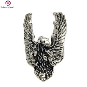 Vintage Retro Flying Stylish Silver Flying Eagle Ring For Men & Women Ring