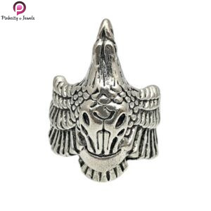 Vintage Retro Flying Stylish Silver Eagle Ring
