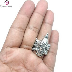 Vintage Retro Flying Stylish Silver Eagle Ring