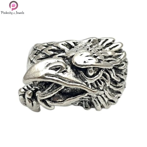 Eagle Face Ring
