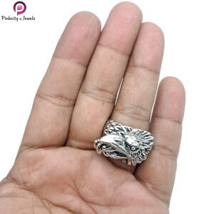 Eagle Face Ring