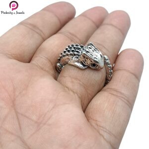 Crocodile Handmade Sterling Silver Ring, Alligator Silver Ring,