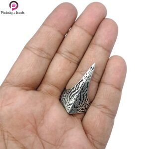Ottoman Pattern Resurrection Ertugrul Archer Silver Ring