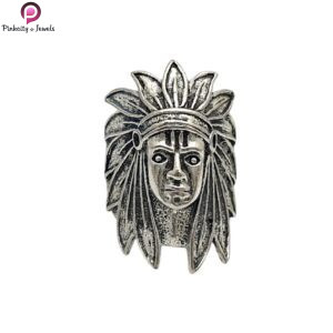 Tribal Style Woman Face Ring for Men and Women