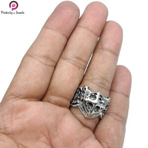 Biker Cross Shield Wide Celtic Chopper Ring
