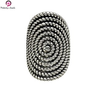 Oxidised Sterling Silver Ship Rope RingThe ship rope design reflects nautical themes, appealing to ocean enthusiasts and adding a distinctive touch to any outfit.