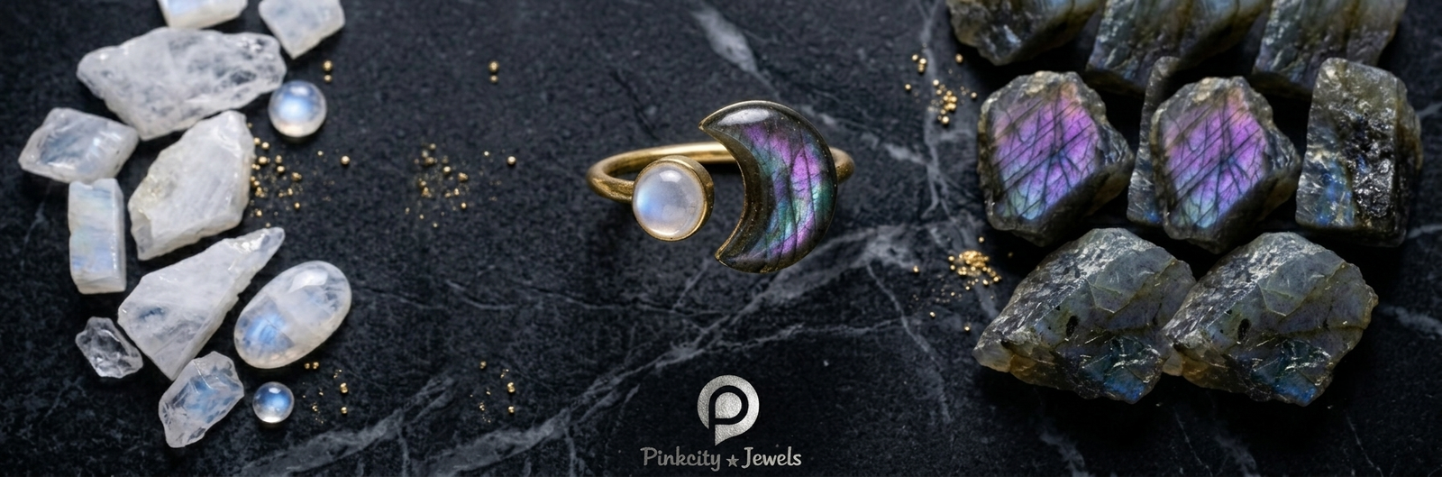 Elegant Crescent Moon Ring 8